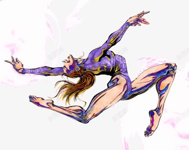 健美运动员png免抠素材_新图网 https://ixintu.com 人物 体操舞蹈 女孩 表演 锻炼