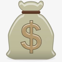 美元符号钱袋图标图标