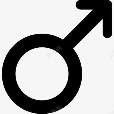 男性性别符号变图标图标