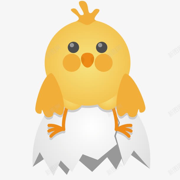 卡通可爱小鸡png免抠素材_新图网 https://ixintu.com 卡通小鸡 可爱小鸡 小小鸡 小鸡 矢量小鸡 矢量素材 黄色小鸡