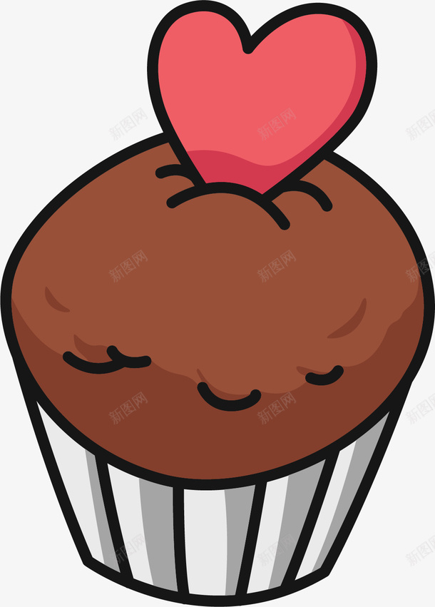 手绘巧克力蛋糕矢量图ai免抠素材_新图网 https://ixintu.com 创意 巧克力 彩色图 手绘 手绘图 时尚 简单 蛋糕 矢量图