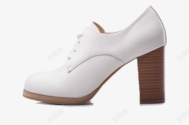 白色的皮质高跟鞋png免抠素材_新图网 https://ixintu.com 产品实物 白色 皮质 高跟鞋