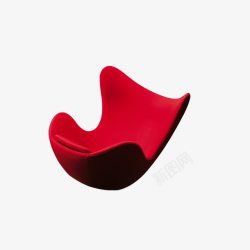红色高大上舒服的座椅素材