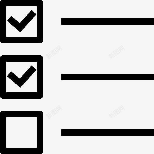 用户界面清单图标png_新图网 https://ixintu.com checklist interface list user 列表 接口 检查表 用户