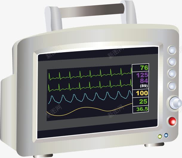 心电图矢量图ai免抠素材_新图网 https://ixintu.com png 卡通 心跳 显示屏 机器 矢量素材 矢量图