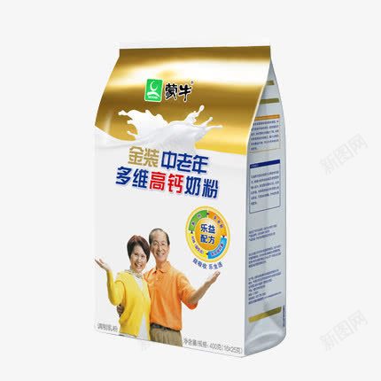 中老年奶粉png免抠素材_新图网 https://ixintu.com 中老年奶粉 产品实物 多纤维 高钙