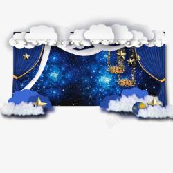 星空婚礼素材