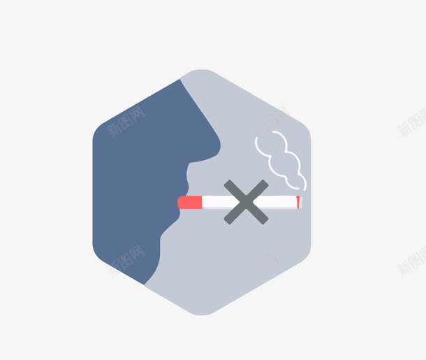禁止吸烟图标png_新图网 https://ixintu.com ai格式 icon nb nosmoking 创意 卡通 图标 图案 头像 扁平设计 扁平设计免费下载 烟头 禁止 警示图标 非工作人员禁止入内