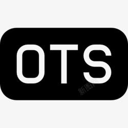 OTSOTS文件黑色圆角矩形界面符号图标高清图片