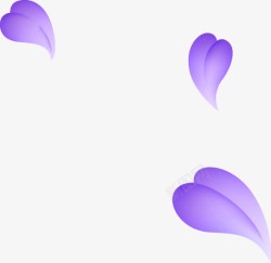 紫色精美花瓣素材