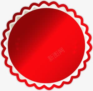 红色圆盘宣传促销png免抠素材_新图网 https://ixintu.com 促销 宣传 红色