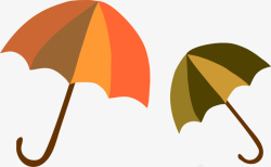 伞效果元素矢量图素材