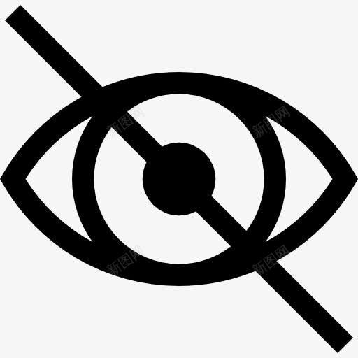 隐藏图标png_新图网 https://ixintu.com 光学 多媒体 多媒体选项 盲眼 眼 身体的一部分 隐藏