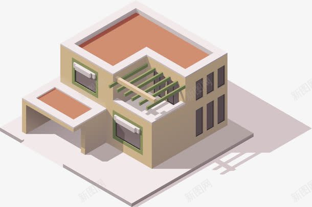 房子元素png免抠素材_新图网 https://ixintu.com png 亚洲建筑 元素 卡通 建筑 房子