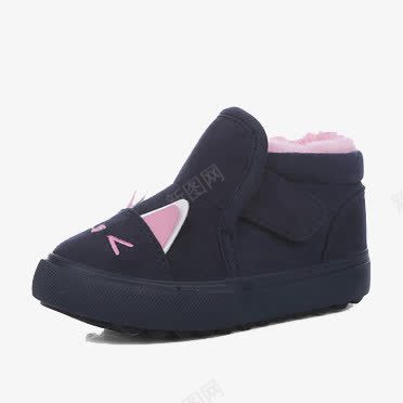 黑色棉质童鞋png免抠素材_新图网 https://ixintu.com 产品实物 棉质童鞋 鞋靴