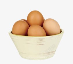禽蛋类一碗鸡蛋高清图片