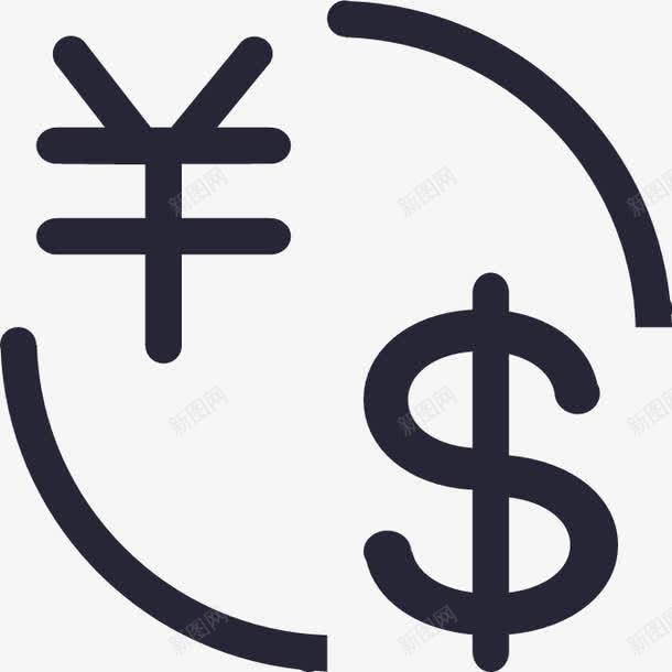 图标2货币兑换png_新图网 https://ixintu.com 图标2货币兑换 钱币兑换