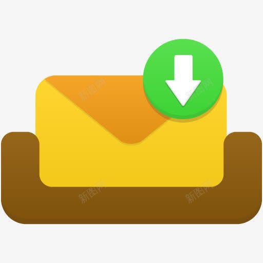 邮箱接收消息图标png_新图网 https://ixintu.com mailbox message receive 收到 消息 邮箱