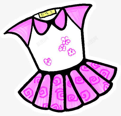 卡通可爱粉色女童裙子png免抠素材_新图网 https://ixintu.com 卡通 可爱 女童 粉色 裙子