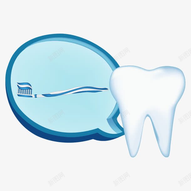 对话框与牙齿png免抠素材_新图网 https://ixintu.com 卡通牙齿 对话框 牙刷 牙痛牙刷 牙齿 白色牙齿 矢量牙刷 矢量牙齿