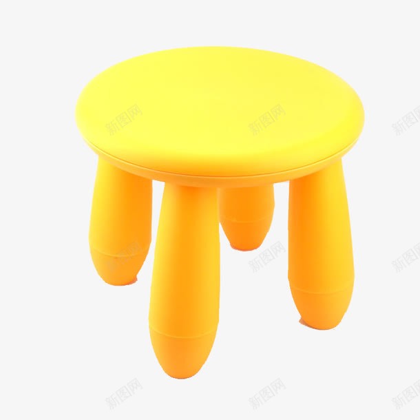 儿童黄色矮板凳png免抠素材_新图网 https://ixintu.com 产品实物 儿童 儿童板凳 板凳 黄色