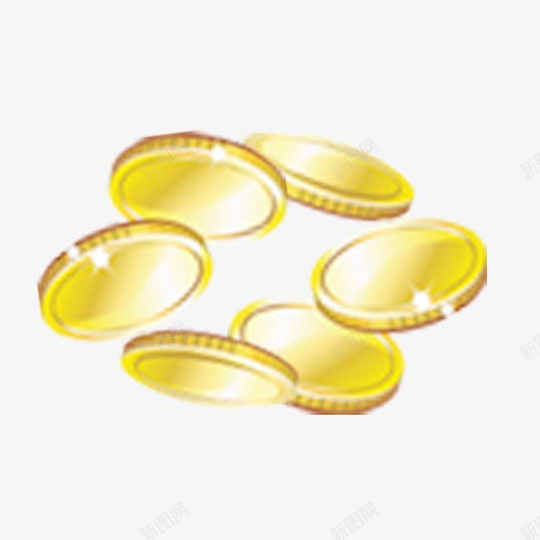 金色圆币png免抠素材_新图网 https://ixintu.com 圆币 圆形 巧克力 金色 黄色