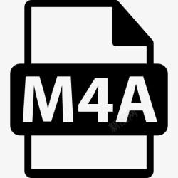 M4V文件格式M4A文件格式变图标高清图片