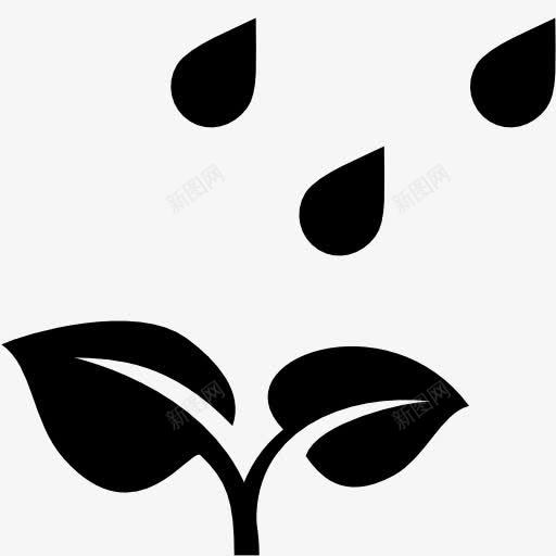 植物下雨Windows8icons图标png_新图网 https://ixintu.com plant rain under 下 植物 雨