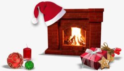 圣诞壁橱壁炉高清图片