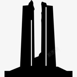 加拿大国家维米纪念碑图标图标