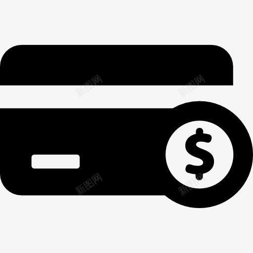 信用卡用美元符号图标png_新图网 https://ixintu.com 信用卡 商务 支付方法 美元
