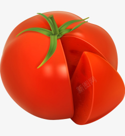 精美蔬菜西红柿番茄矢量图素材