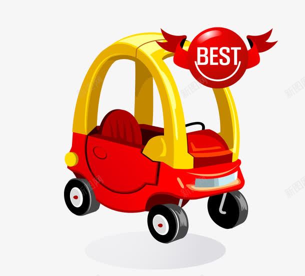 儿童玩具车促销png免抠素材_新图网 https://ixintu.com 二重红色玩具车 儿童玩具车 玩具车促销矢量图 玩具车免费png下载