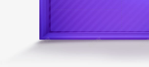 紫色卡通斜纹边框电商png免抠素材_新图网 https://ixintu.com 卡通 斜纹 紫色 边框