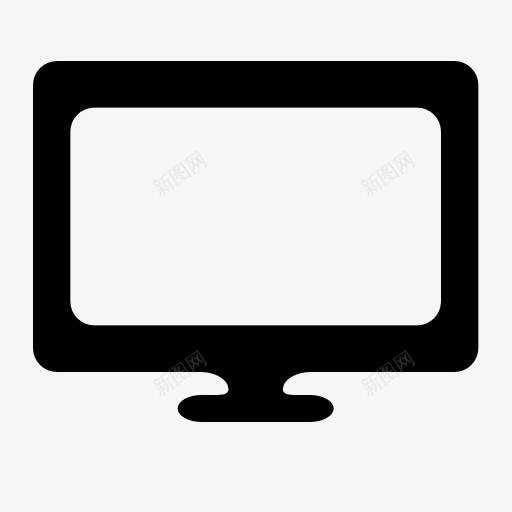 计算机宽屏显示器图标png_新图网 https://ixintu.com 显示器 电脑