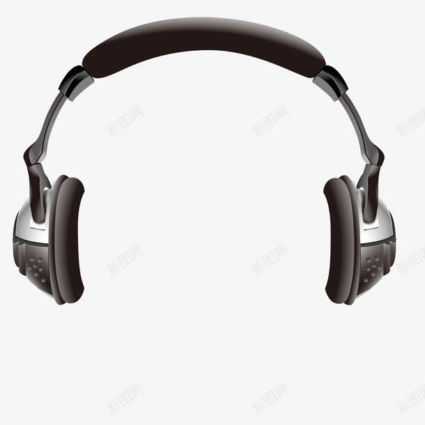 黑色质感耳机耳麦png免抠素材_新图网 https://ixintu.com 耳机 耳麦 质感 黑色 黑色质感