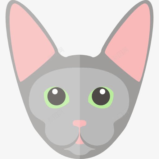 斯芬克斯猫图标png_新图网 https://ixintu.com 动物 动物王国 国内品种 斯芬克斯猫 猫