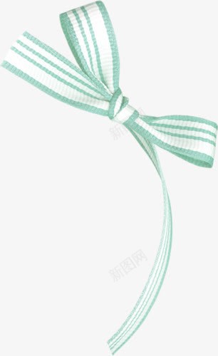 绿色礼带png免抠素材_新图网 https://ixintu.com 打结的丝带 礼物带 绿色礼带 蝴蝶结