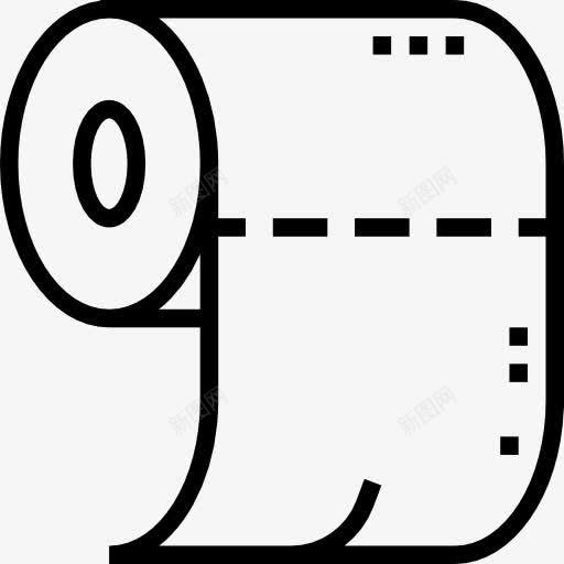 卫生纸图标png_新图网 https://ixintu.com 卫生 卫生纸 杂 浴室