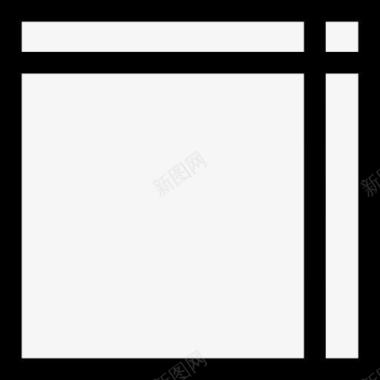 广场布局界面符号的轮廓图标图标