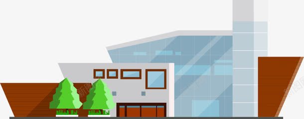手绘商务大楼png免抠素材_新图网 https://ixintu.com 商务 大楼 建筑 手绘