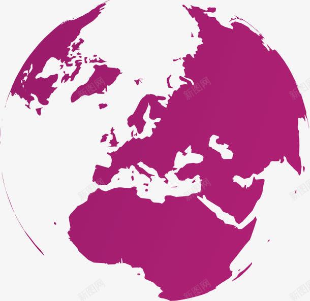 紫色简约地图装饰图案png免抠素材_新图网 https://ixintu.com 免抠PNG 合同也 地图 紫色 装饰图案