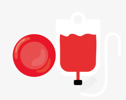 红细胞输血袋矢量图素材