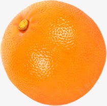 新鲜圆形橙子脐橙素材