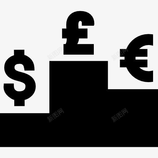 货币兑换图标png_新图网 https://ixintu.com 欧元 美元 英镑 货币 钱币兑换 银行
