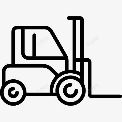 LoaderTruck图标png_新图网 https://ixintu.com 交付 卡车 施工 货物 运输