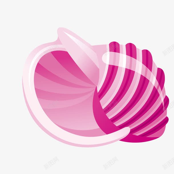 粉色海螺png免抠素材_新图网 https://ixintu.com 图案 海螺 粉色