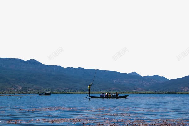 洱海渔民人png免抠素材_新图网 https://ixintu.com 云南 旅游 洱海 自然