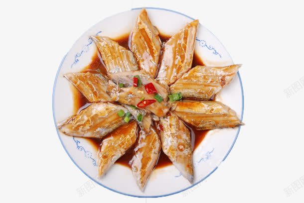 带鱼菜品png免抠素材_新图网 https://ixintu.com 带鱼 拼盘 美味 花样 装饰图案