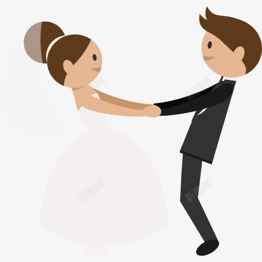 婚礼图标png_新图网 https://ixintu.com 人 新娘 新婚夫妇的浪漫 新郎